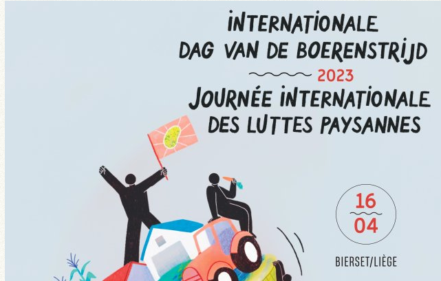 Journée Internationale des Luttes paysannes : retrouvons nous à Bierset pour défendre les terres avec le RESaP dans le cadre du festival Nourrir Liège 16/04